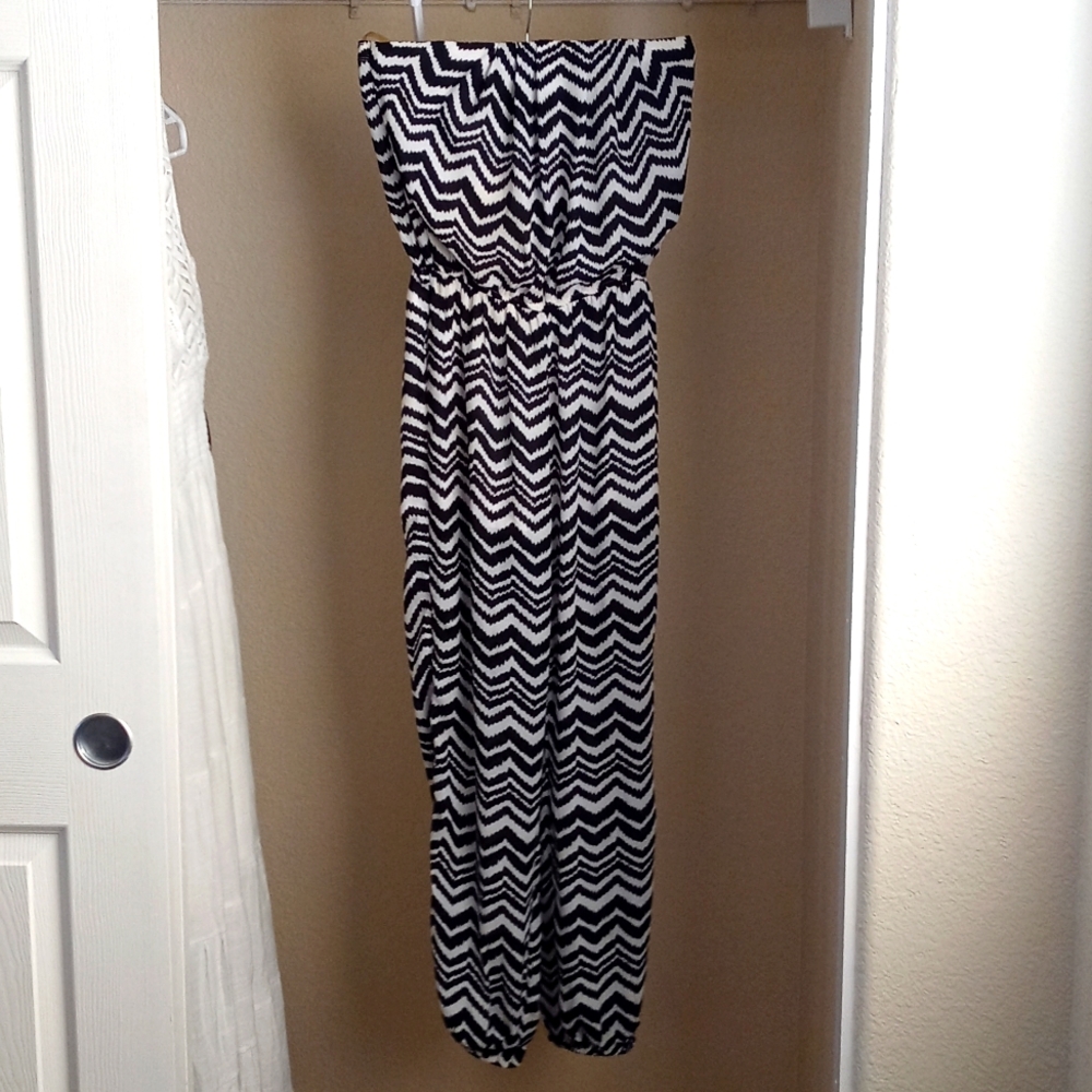 Zebra Print Jumpsuit